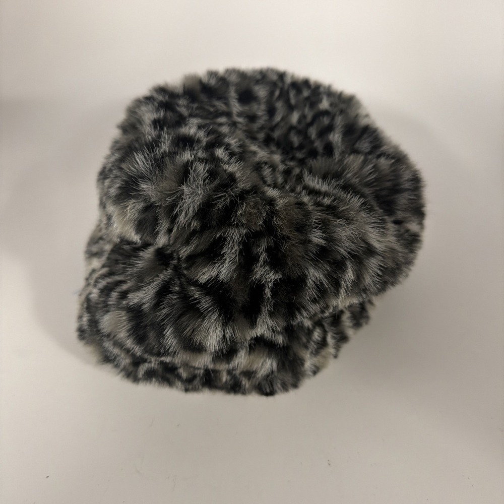 Albertus Swanepoel for Target grey and black faux-fur winter hat